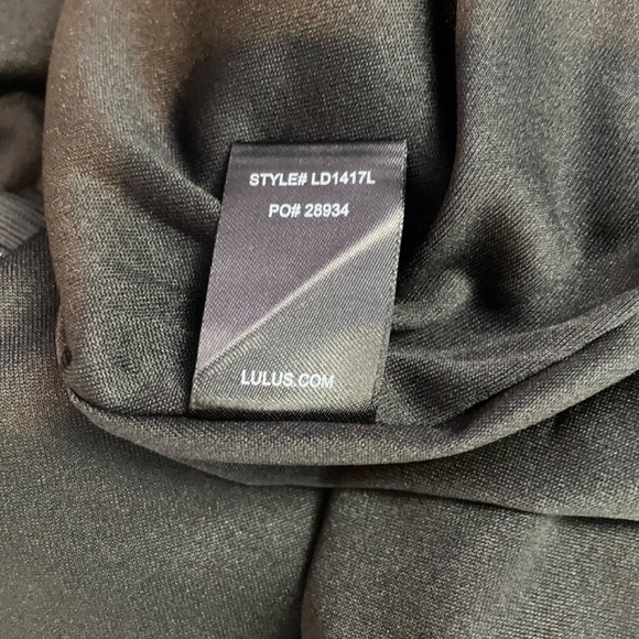 NWT Lulus Play On Curves Backless Dress in Black Size Small - Picture 5 of 10